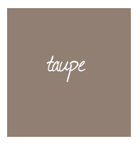 De kleur Taupe kan iedereen dragen - universele kleuren