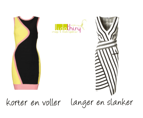 Ronde en rechte lijnen in kleding