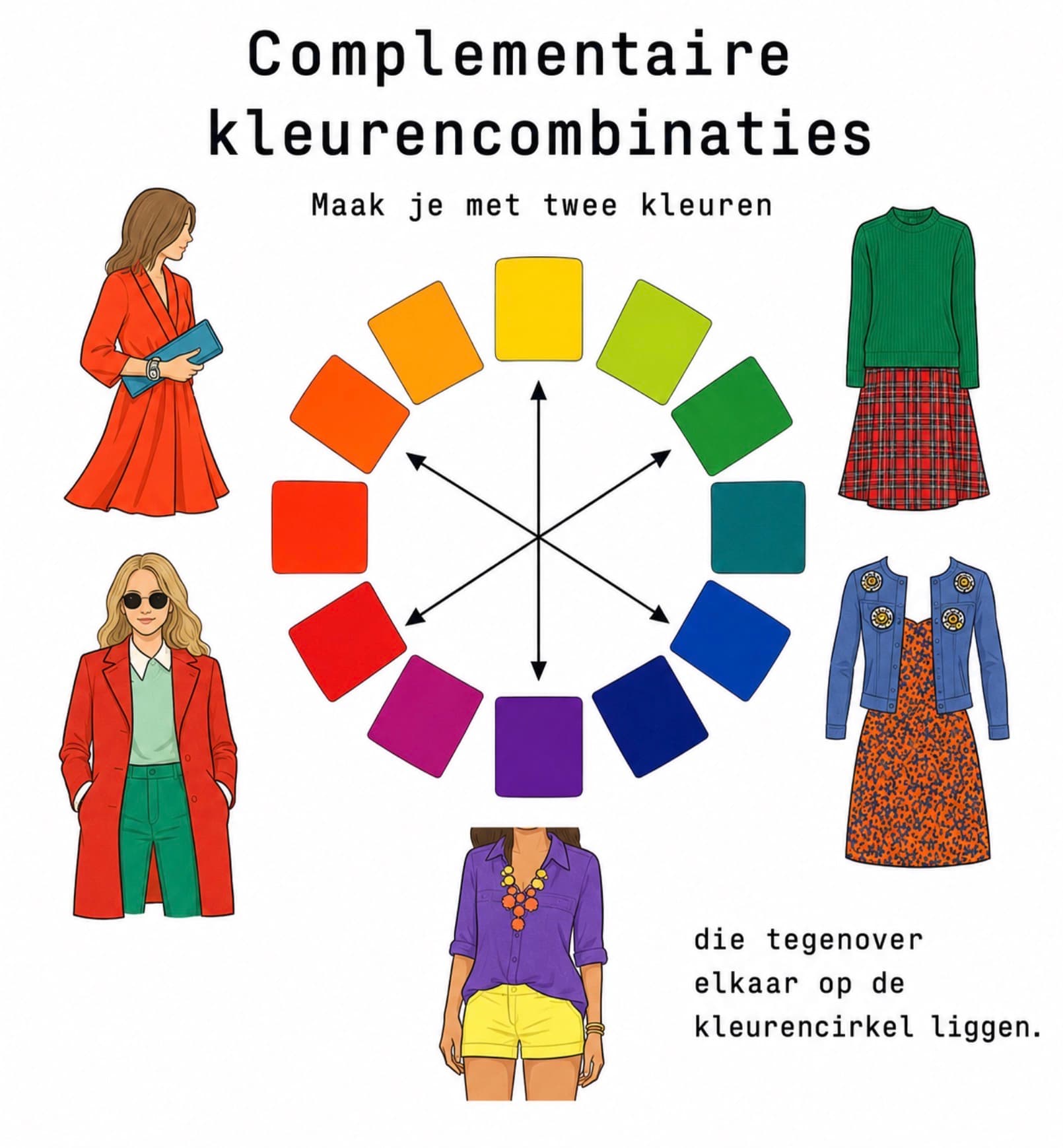 Monochrome, analoge en complementaire kleurencombinaties (2)