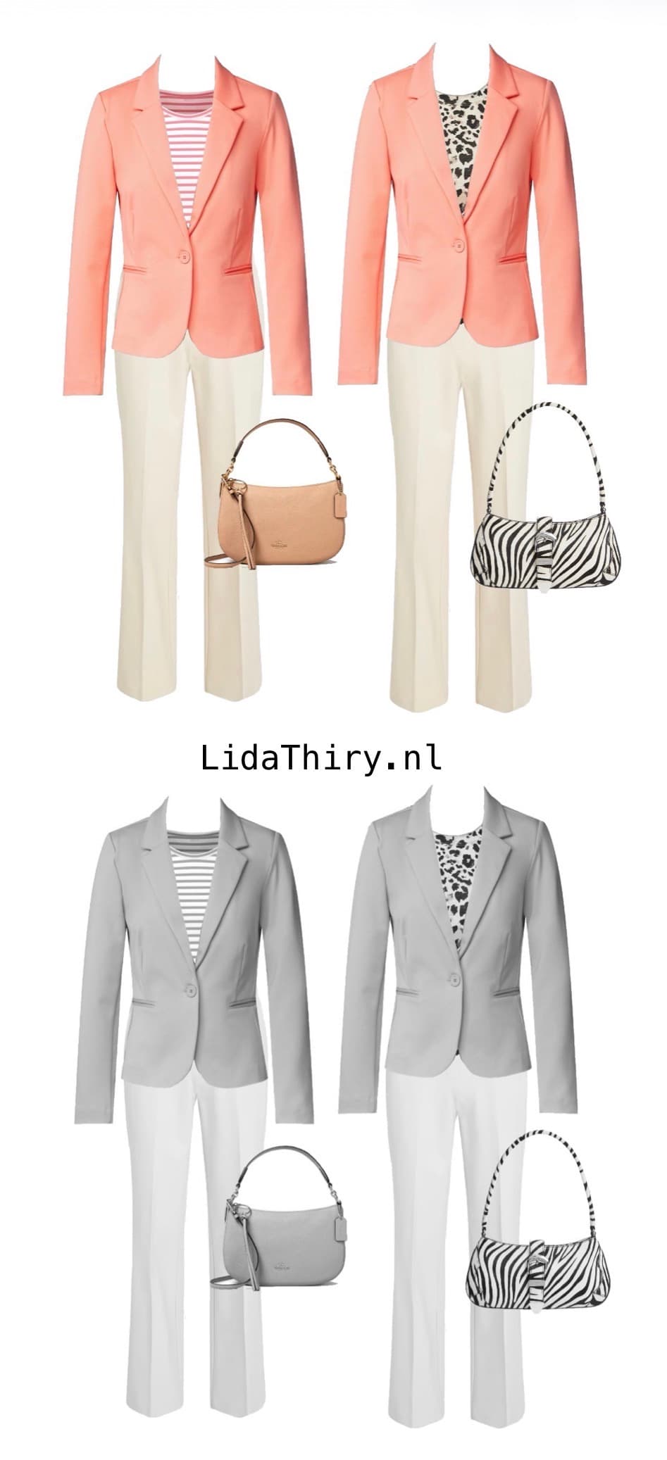 Een dessin in een neutrale kleur maakt je outfit interessanter