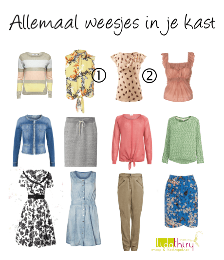 Weesjes in je kast, geef ze een familie. Je zult zien dat je dan veel meer met je kleding kunt combineren. En met een kleine garderobe er elke dag anders uit kunt zien