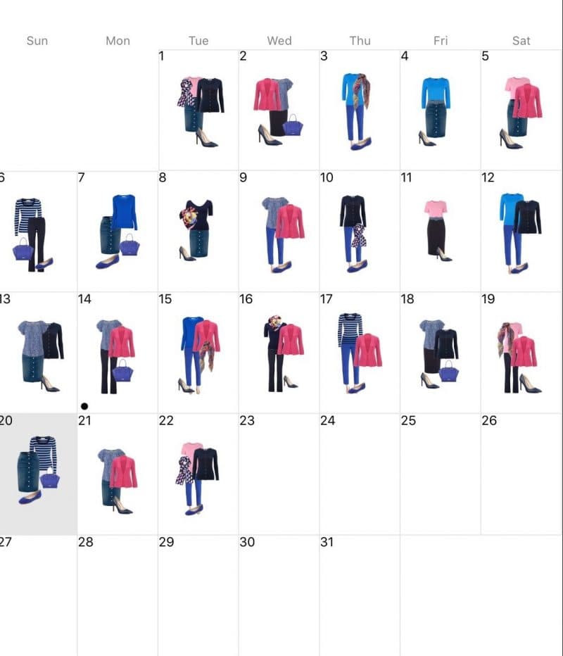 Een garderobe voor een klein budget