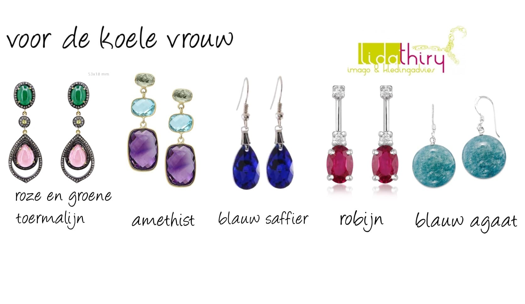Sieraden voor jouw kleurtype - edelstenen en halfedelstenen