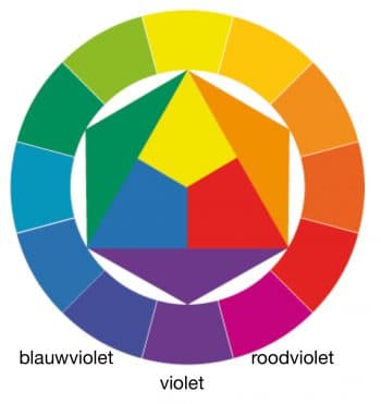 Paars kan koel en warm zijn - de ondertoon van een kleur