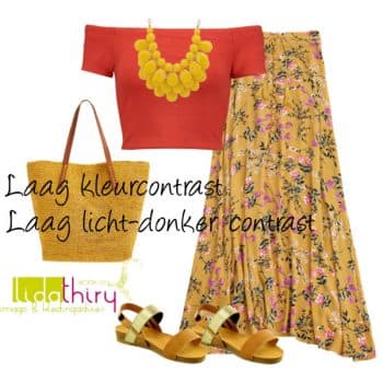 Een dessin als inspiratie gebruiken - kleurencombinaties