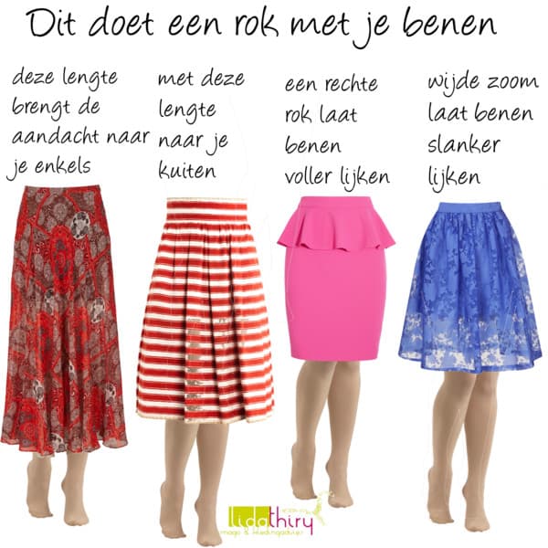 Ronde en rechte lijnen in kleding - slanker of voller lijken