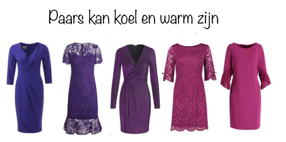 Paars kan koel en warm zijn