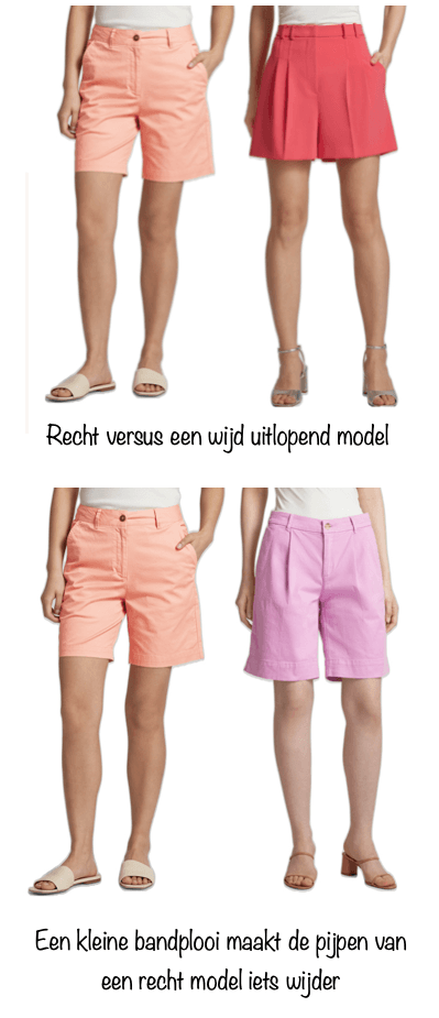 Een korte broek die bij je bodytype past