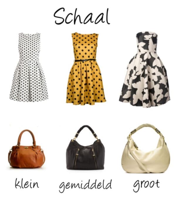 Accessoires en de schaal van je lichaam